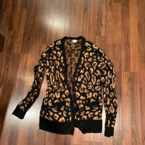 Print cardigan